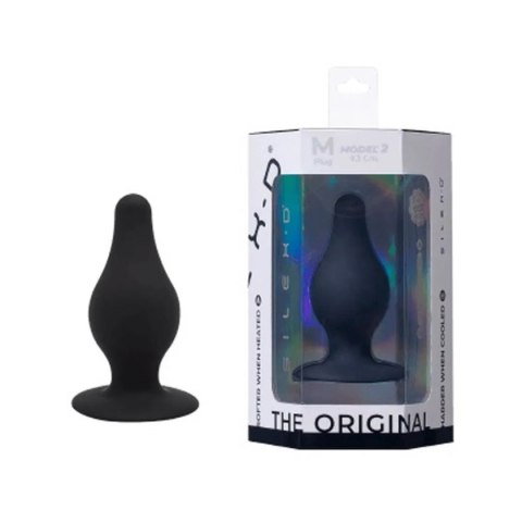 Silexd Korek Analny Plug Model 2 M 9cm Black Silexd Korek Analny Plug Model 2 M 9cm Black