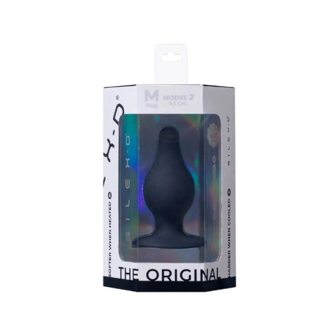 Silexd Korek Analny Plug Model 2 M 9cm Black Silexd Korek Analny Plug Model 2 M 9cm Black