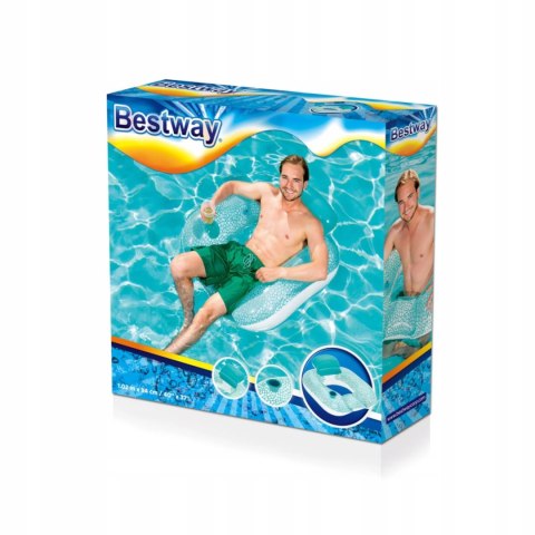 Bestway DUŻY FOTEL MATERAC DO PŁYWANIA 43097