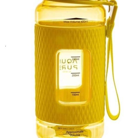 Bidon AQUA PURE by ASTRA 400 ml - neon yellow Bidon AQUA PURE by ASTRA 400 ml - neon yellow