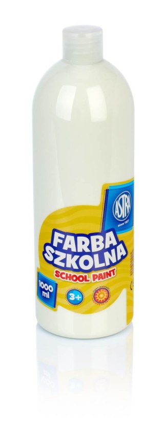Farba szkolna Astra 1000 ml - biała