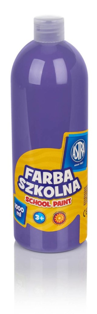 Farba szkolna Astra 1000 ml - fioletowa