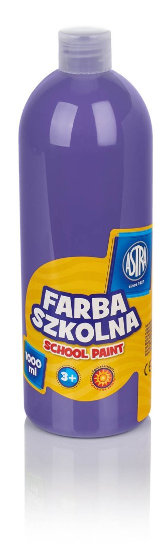 Farba szkolna Astra 1000 ml - fioletowa Farba szkolna Astra 1000 ml - fioletowa