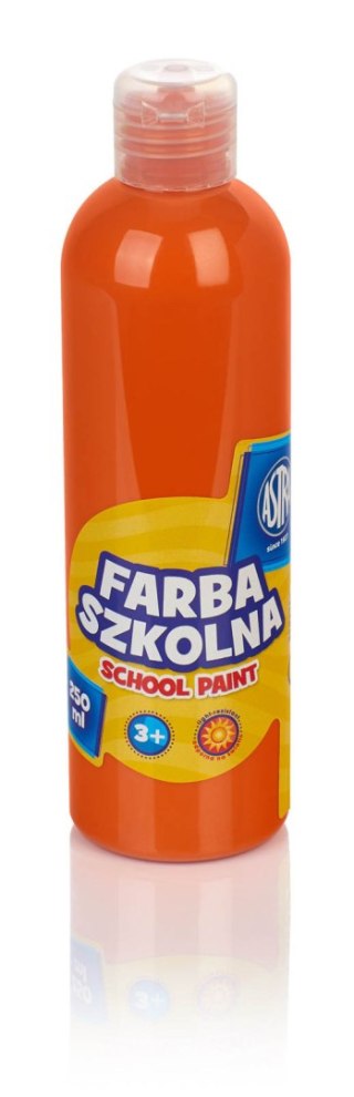 Farba szkolna Astra 250 ml - pomarańczowa