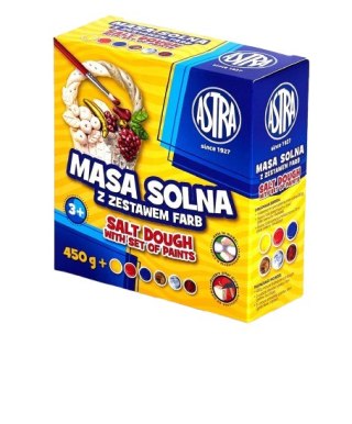 Masa solna Astra 450g + 6 kol farb do malowania