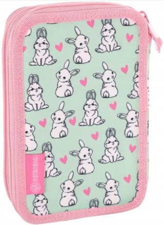 Piórnik podwójny bez wyposażenia ASTRABAG LOVELY BUNNY, AC2