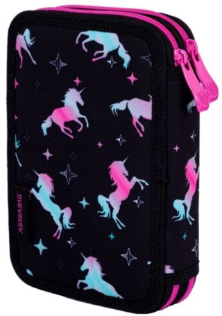 Piórnik podwójny z wyposażeniem ASTRABAG UNICORN SQUAD, AC21