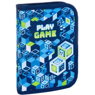 Piórnik pojedynczy dwuklapkowy bez wyposażenia ASTRABAG PLAY GAME, AC1