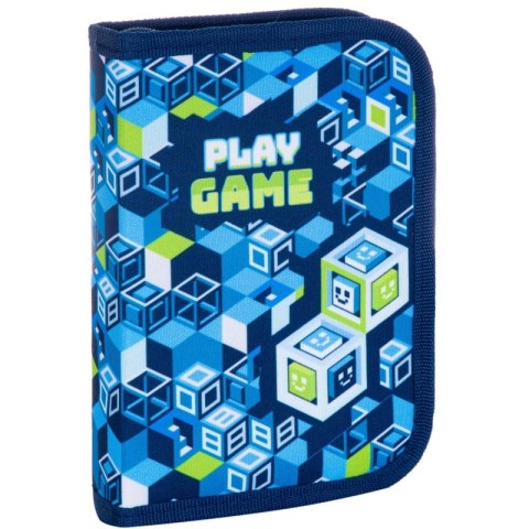 Piórnik pojedynczy dwuklapkowy bez wyposażenia ASTRABAG PLAY GAME, AC1 Piórnik pojedynczy dwuklapkowy bez wyposażenia ASTRABAG PLAY GAME, AC1