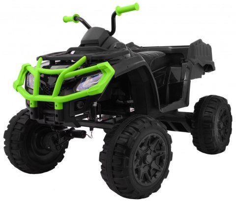 Quad Na Akumulator XL ATV 2,4GHz Czarno-Zielony Pilot Napęd 4x4 Bagażnik