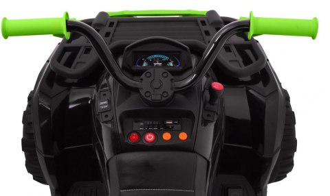Quad Na Akumulator XL ATV 2,4GHz Czarno-Zielony Pilot Napęd 4x4 Bagażnik