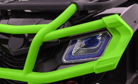 Quad Na Akumulator XL ATV 2,4GHz Czarno-Zielony Pilot Napęd 4x4 Bagażnik