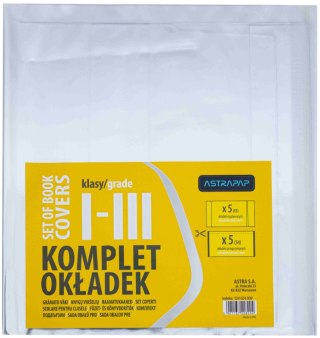 Uniwersalny komplet okładek ASTRAPAP do klas I-III