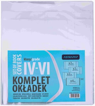 Uniwersalny komplet okładek ASTRAPAP do klas IV-VI