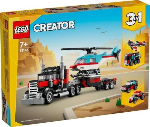 LEGO(R) CREATOR 31146 Ciężarówka z platformą i hel.. LEGO(R) CREATOR 31146 Ciężarówka z platformą i hel..