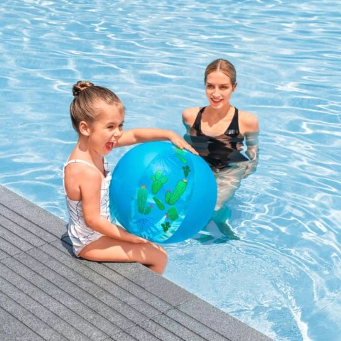 Piłka plażowa dmuchana niebieski kaktus Bestway 31036N Piłka plażowa dmuchana niebieski kaktus Bestway 31036N