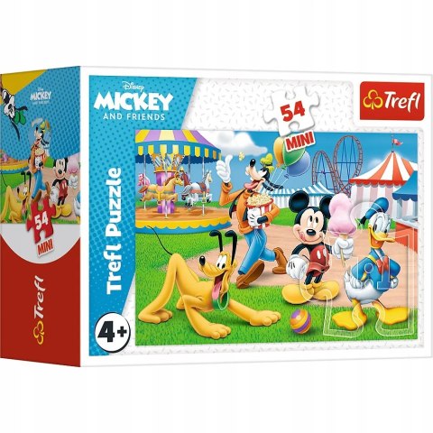 Puzzle 54 mini Mickey i przyjaciele 54 elementy Trefl 19714 Puzzle 54 mini Mickey i przyjaciele 54 elementy Trefl 19714