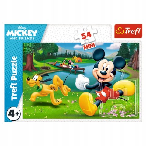 Puzzle 54 mini Mickey i przyjaciele 54 elementy Trefl 19715 Puzzle 54 mini Mickey i przyjaciele 54 elementy Trefl 19715