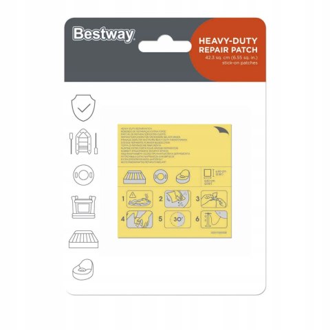 Zestaw łatek naprawczych 10szt Bestway 62068 Zestaw łatek naprawczych 10szt Bestway 62068