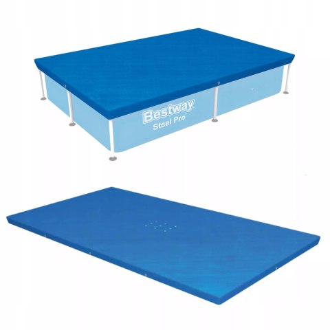 Przykrycie 400 x 211 cm na basen stelażowy Bestway 58107 Przykrycie 400 x 211 cm na basen stelażowy Bestway 58107