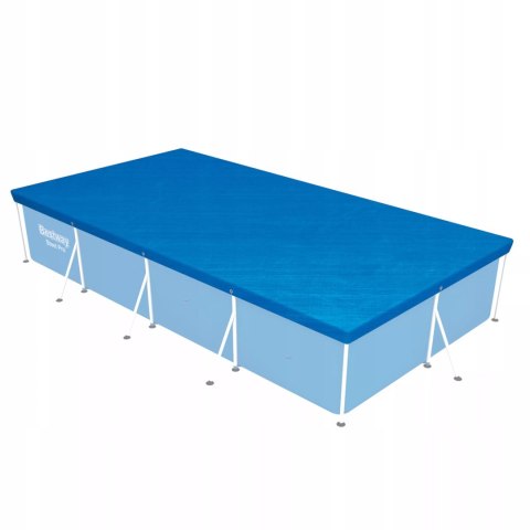 Przykrycie 400 x 211 cm na basen stelażowy Bestway 58107 Przykrycie 400 x 211 cm na basen stelażowy Bestway 58107