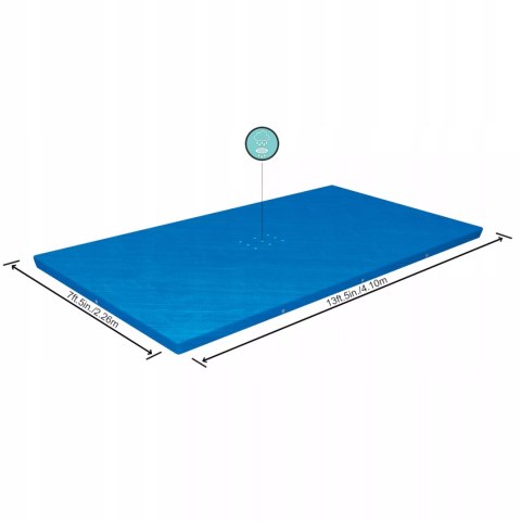 Przykrycie 400 x 211 cm na basen stelażowy Bestway 58107 Przykrycie 400 x 211 cm na basen stelażowy Bestway 58107