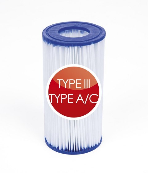 Filtr wymienny typu III do pomp basenowych 5678l/h BESTWAY Filtr wymienny typu III do pomp basenowych 5678l/h BESTWAY