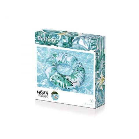 Kółko TROPICAL PALMS Liście Palmy Niebieskie BESTWAY Kółko TROPICAL PALMS Liście Palmy Niebieskie BESTWAY