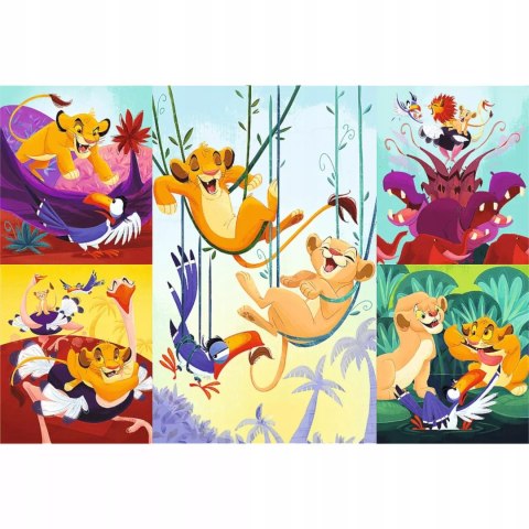 Puzzle Disney Król Lew 100 elementów Dzielny Król Lew Trefl 16478 Puzzle Disney Król Lew 100 elementów Dzielny Król Lew Trefl 16478