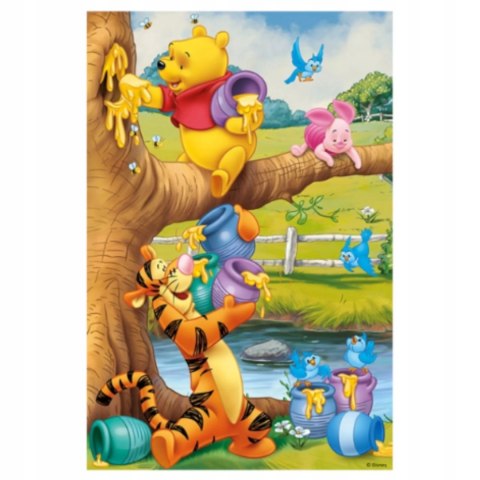 Puzzle Kubuś Puchatek 60 el. Małe co nieco Tygrysek Prosiaczek Trefl 17264 Puzzle Kubuś Puchatek 60 el. Małe co nieco Tygrysek Prosiaczek Trefl 17264