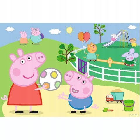 Puzzle Świnka Peppa 60 el. Zabawy w gronie przyjaciół Trefl 17356 Puzzle Świnka Peppa 60 el. Zabawy w gronie przyjaciół Trefl 17356