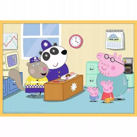 Puzzle Trefl Świnka Peppa Puzzle 10w1 329 el. Poznaj Świnkę Peppę 90383