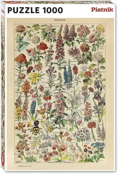 Puzzle 1000 - Millot, Kwiaty PIATNIK Puzzle 1000 - Millot, Kwiaty PIATNIK