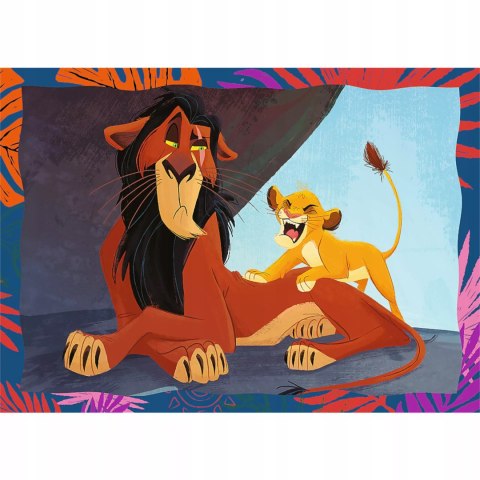 Puzzle 4w1Król Lew Disney Odważny król lew 4+ Trefl 34653 Puzzle 4w1Król Lew Disney Odważny król lew 4+ Trefl 34653
