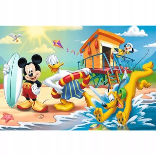 Puzzle Myszka Miki 60 el. Ciekawy dzień Mikiego i przyjaciół Trefl 17359