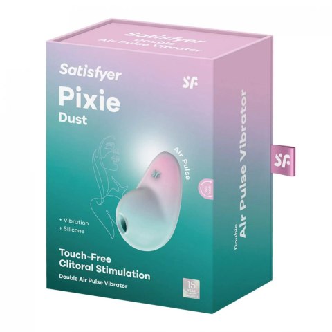 Satisfyer Pixie Dust - Clitoral Stimulator - Mint/Pink