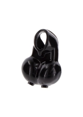 Penis Ring and Scrotum Holder Black