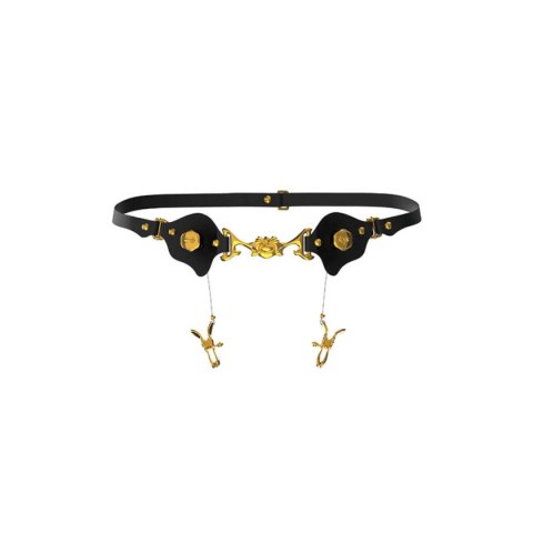 Upko pas Mystic Bond Collection - Belt With Labia Extender Clamps Upko pas Mystic Bond Collection - Belt With Labia Extender Clamps