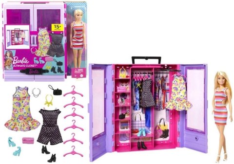Barbie lalka Fashionistas i szafa na ubranka Barbie lalka Fashionistas i szafa na ubranka