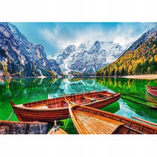Puzzle Jezioro Braies Włochy 500 elementów Trefl 37486
