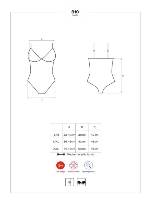 810-TED-1 body czarne S/M 810-TED-1 body czarne S/M