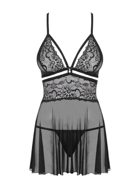 838-BAB-1 babydoll czarny S/M