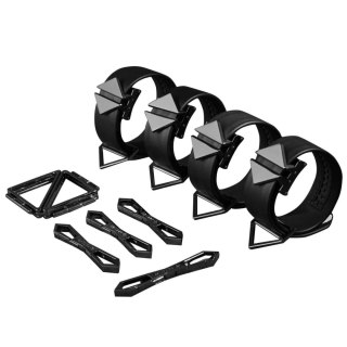 LOCKINK uprząż Bondage Hogtie Set Black