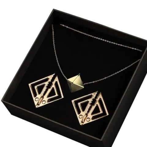 LOCKINK zaciski Nipple Clamps with Heavy Pendant Gold LOCKINK zaciski Nipple Clamps with Heavy Pendant Gold