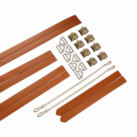 LOCKINK zestaw BDSM Bondage & Restraint Set Brown LOCKINK zestaw BDSM Bondage & Restraint Set Brown