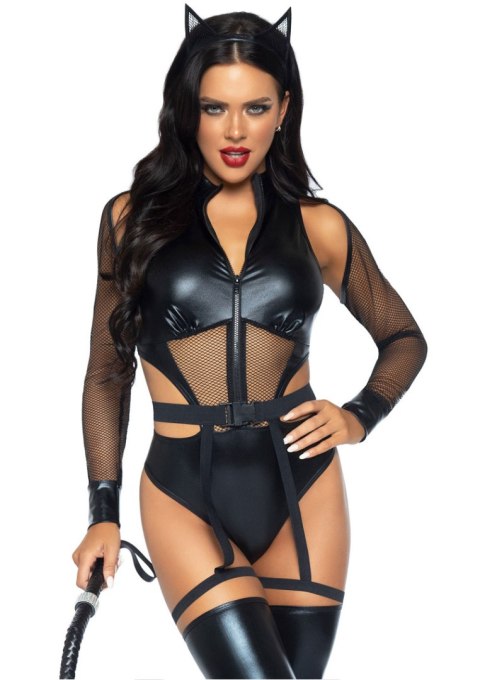 Leg Avenue kostium kociaka Criminal Kitty Bodysuit XS Leg Avenue kostium kociaka Criminal Kitty Bodysuit XS