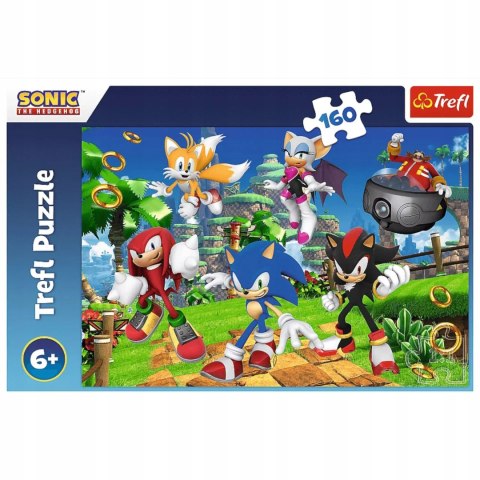 Puzzle Sonic 160 el. Sonic i przyjaciele Trefl 15421 Puzzle Sonic 160 el. Sonic i przyjaciele Trefl 15421