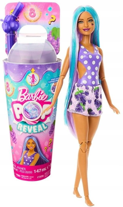 Barbie Pop Reveal Winogronowa lemoniada HNW44 Barbie Pop Reveal Winogronowa lemoniada HNW44