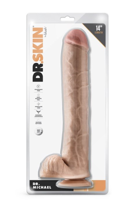 Duże dildo realistyczne wielki penis przyssawka 35