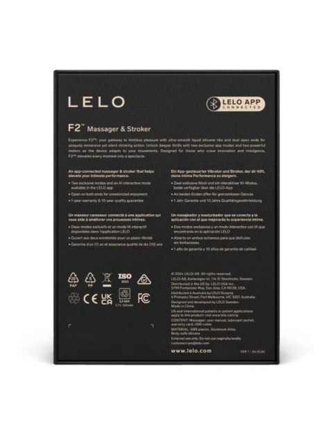 Lelo trenażer masturbator sterowany aplikacją F2S™ Red